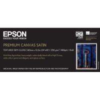Produktbild för Epson PremierArt Water Resistant Canvas - kanvaspapper - blank - 1 rulle (rullar) - Rulle A1 (61,0 cm x 12,2 m) - 350 g/m²