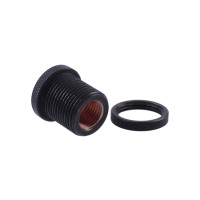 Produktbild för Alphacool HF bulkhead connector G1/4 - anslutningsadapter för vätskekylningssystem