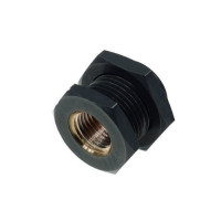 Produktbild för Alphacool HF bulkhead connector G1/4 - anslutningsadapter för vätskekylningssystem