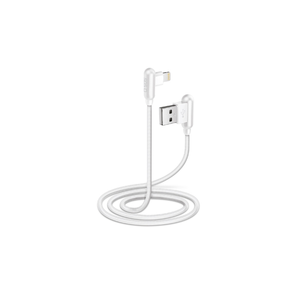Produktbild för SBS TECABLE90LIGK, 1 m, Lightning, USB A, Hanstik, Hanstik,...