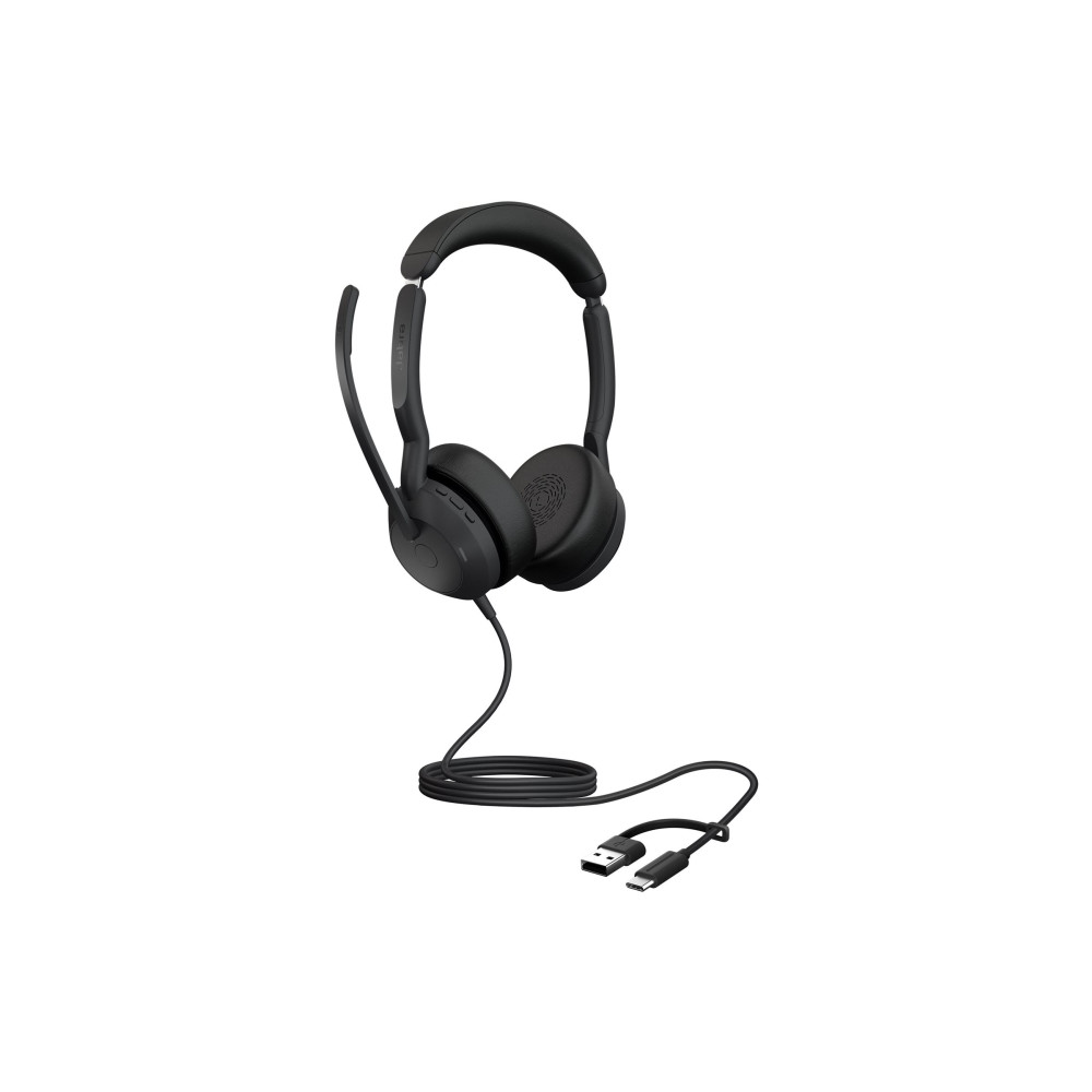 Produktbild för Jabra Evolve2 50 UC Stereo - headset - USB-C, USB-A