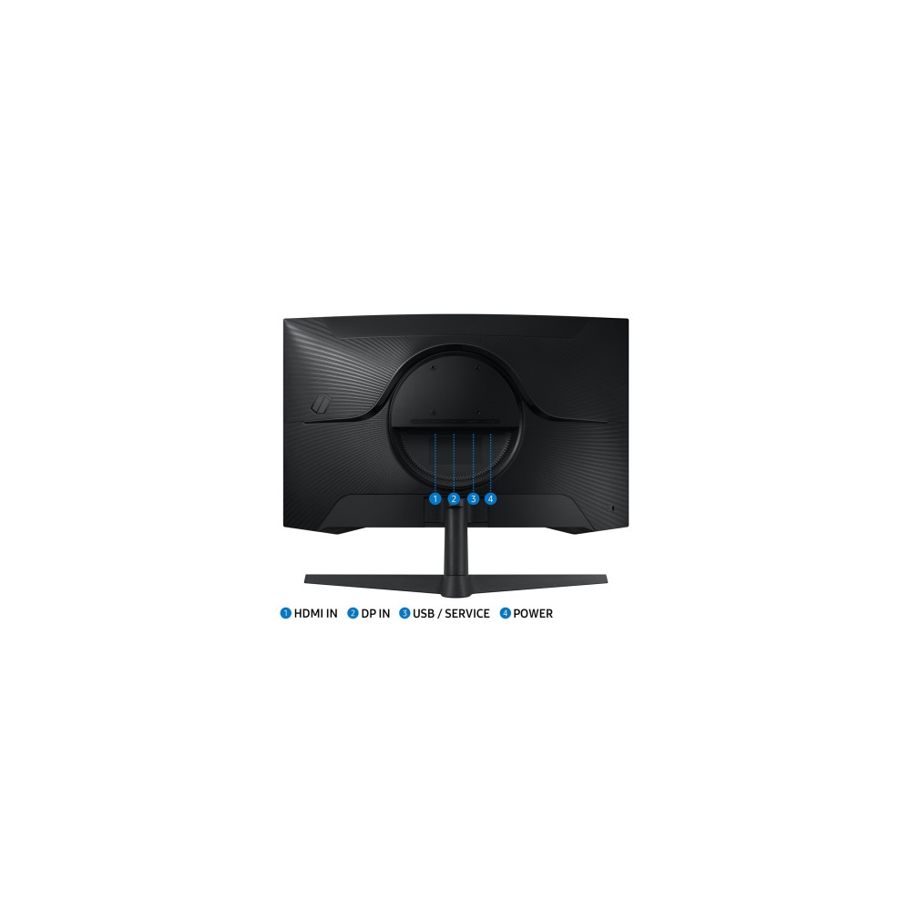 Produktbild för Samsung Odyssey G5 S27CG552EU - G55C Series - LED-skärm - böjd - QHD - 27" - HDR