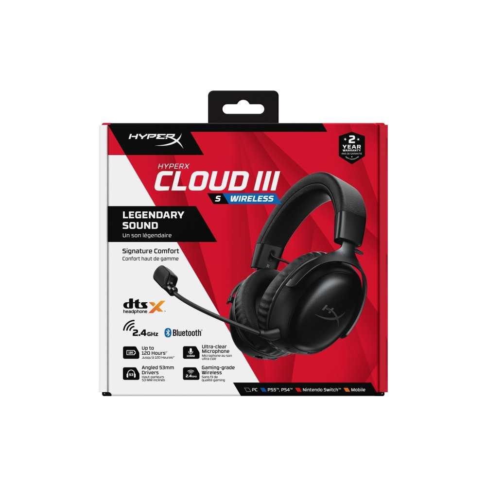 Produktbild för HyperX Cloud III S - headset