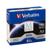 Produktbild för Verbatim M-Disc - M-DISC BDXL x 5 - 100 GB - lagringsmedier