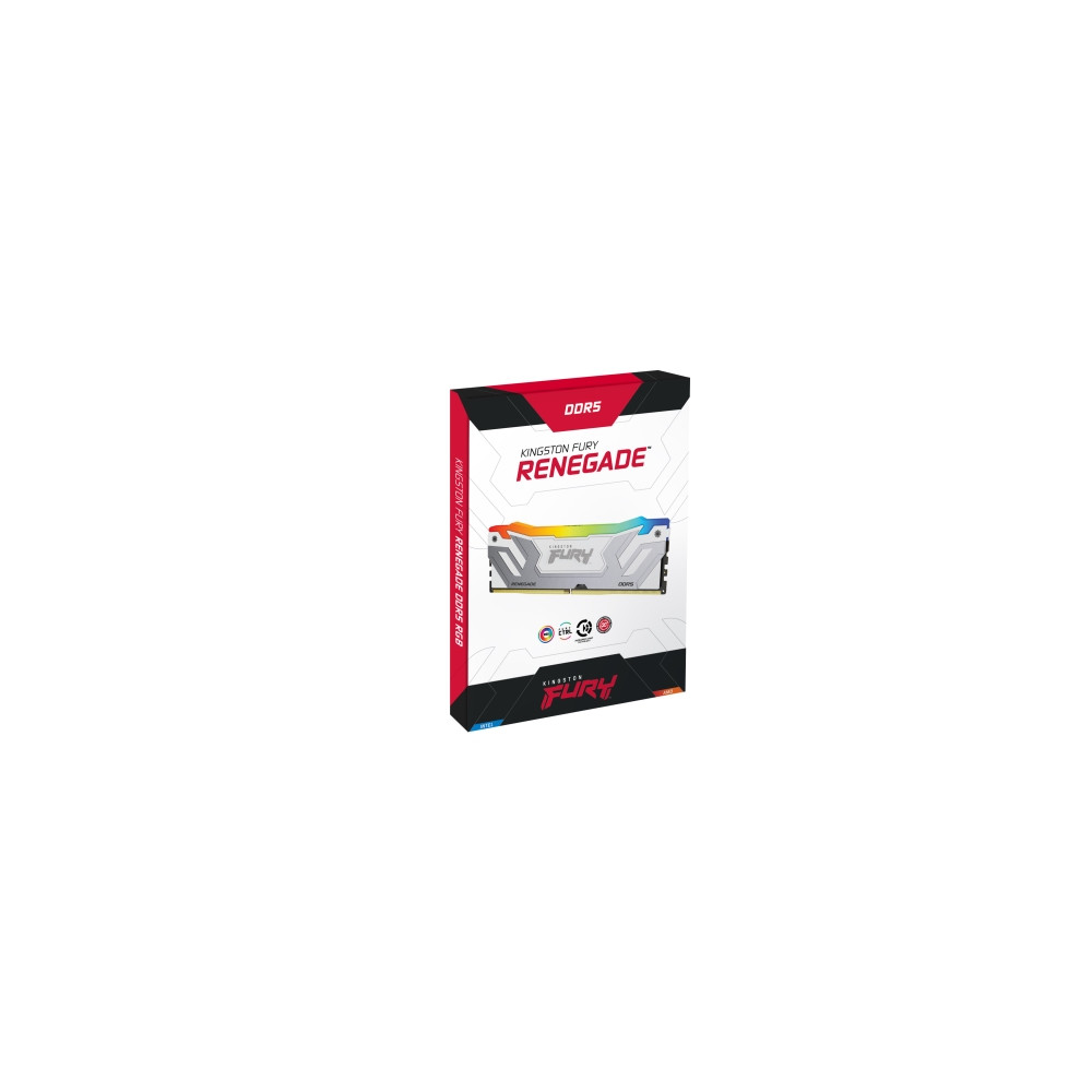Produktbild för Kingston FURY Renegade RGB - DDR5 - modul - 24 GB - DIMM 288-pin - 4200 MHz / PC5-67200 - ej buffrad