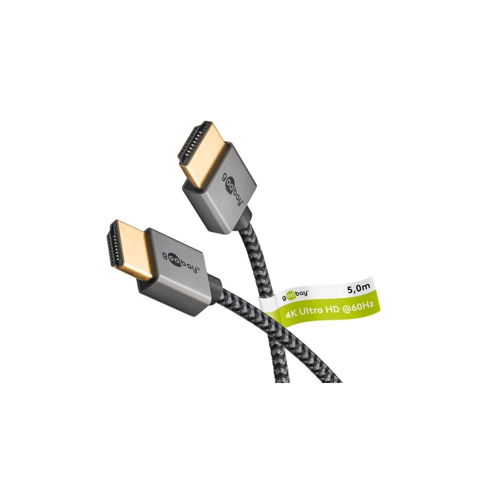 Produktbild för Goobay 75755, 5 m, HDMI Typ A (standard), HDMI Typ A (standa...