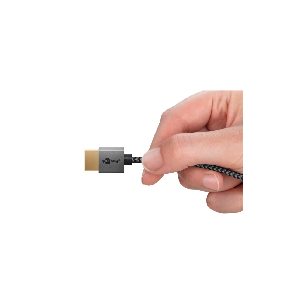 Produktbild för Goobay 75755, 5 m, HDMI Typ A (standard), HDMI Typ A (standa...