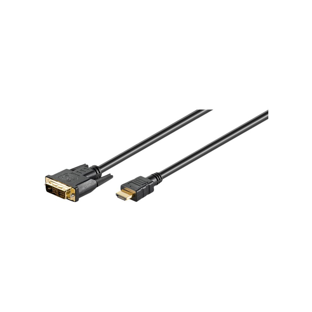 Produktbild för goobay adapterkabel - HDMI / DVI - 1 m