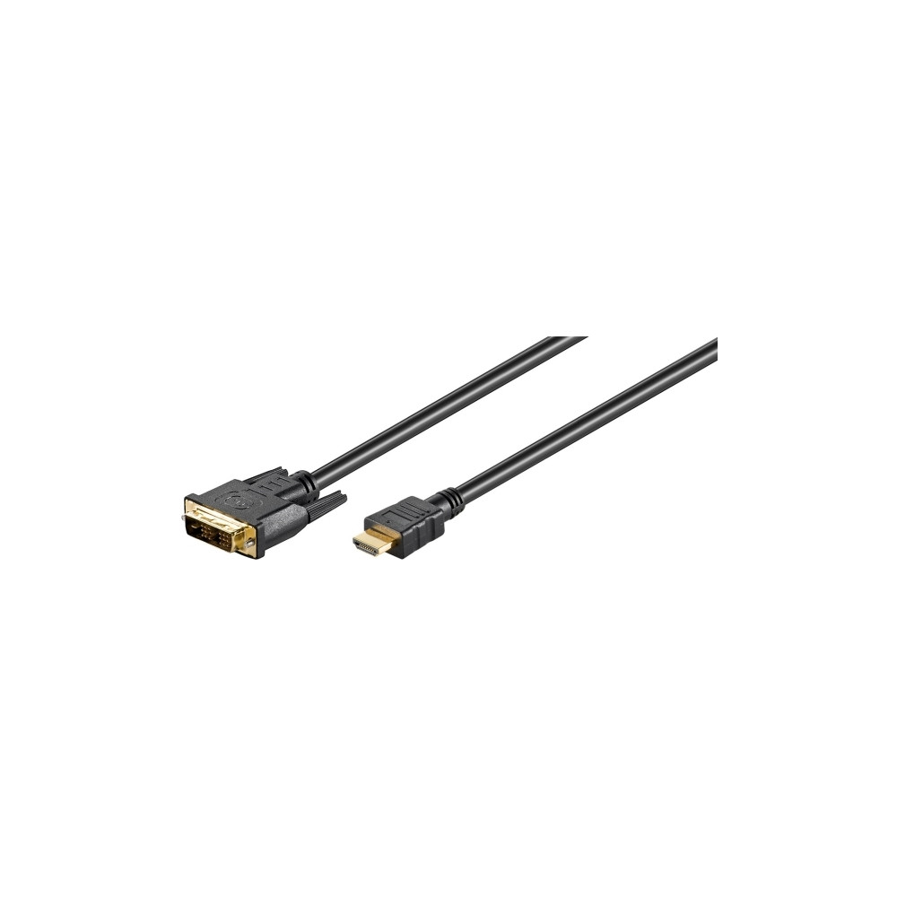 Produktbild för goobay adapterkabel - HDMI / DVI - 1 m