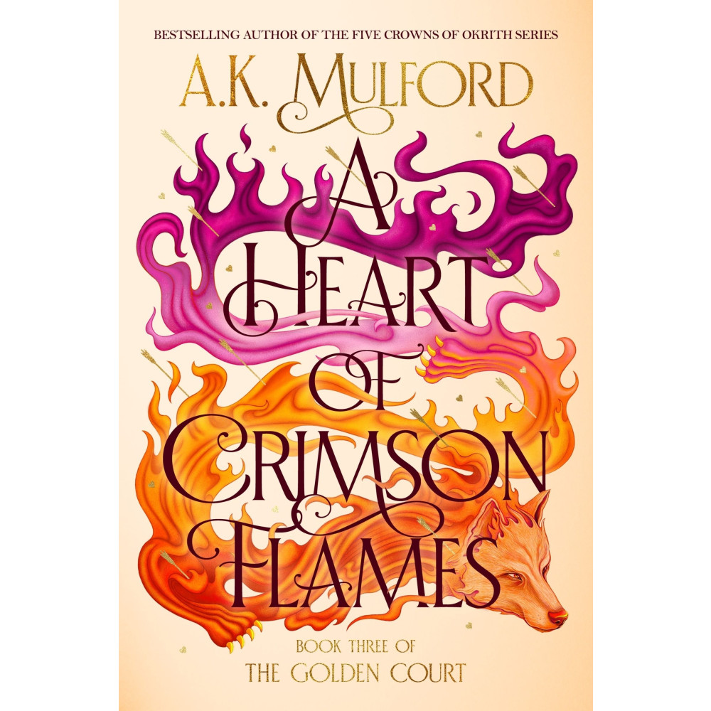 Produktbild för A Heart of Crimson Flames: A Novel (inbunden, eng)