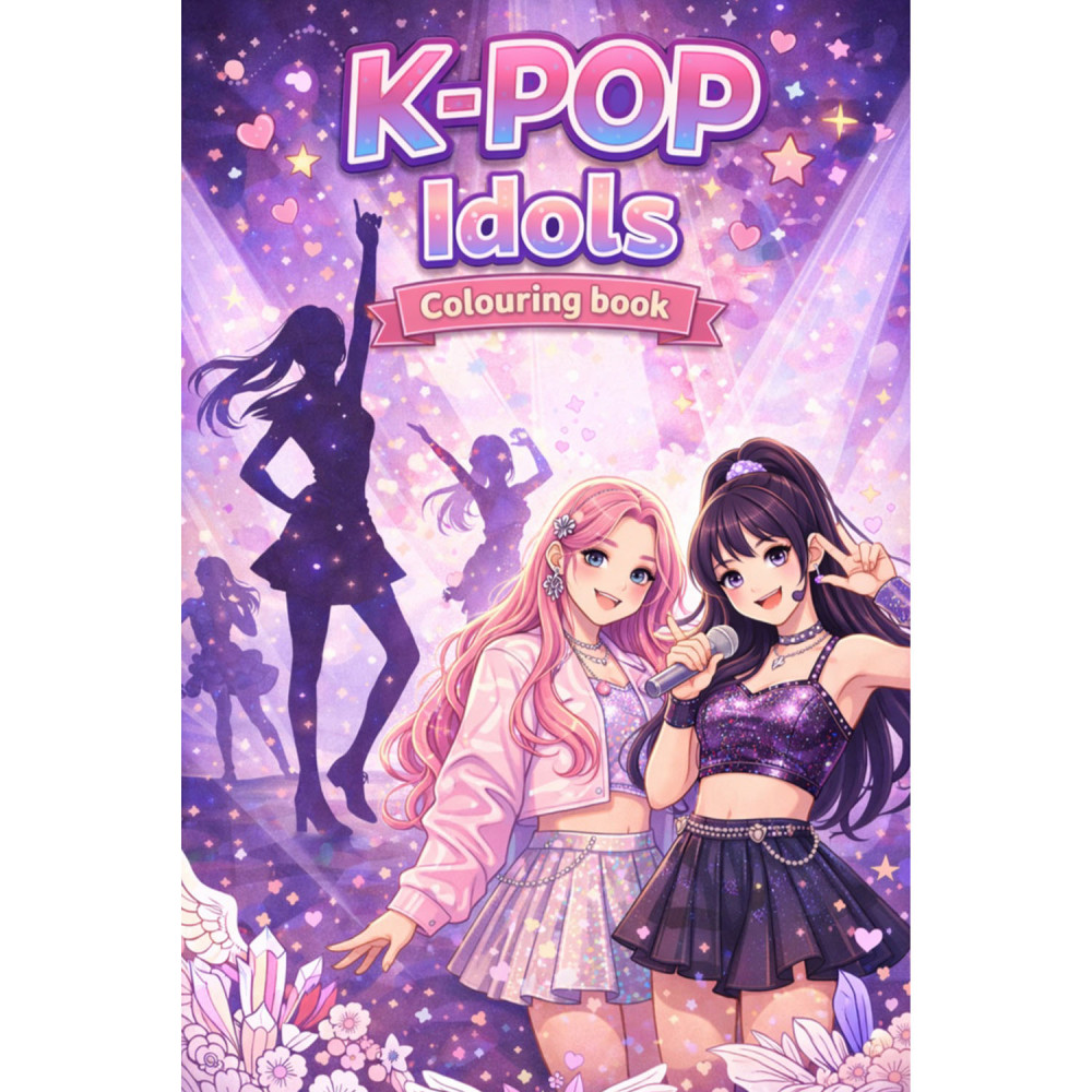 Produktbild för Målarbok: K-pop idols