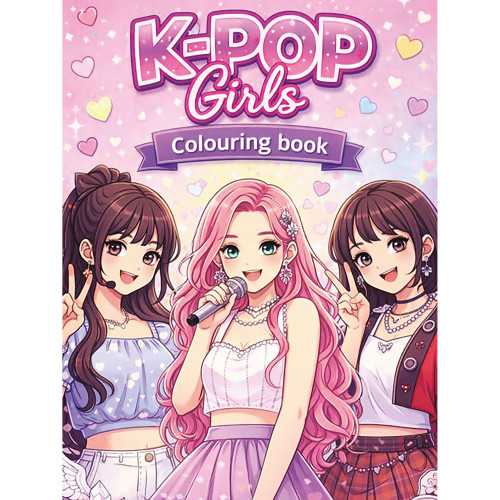 KPOP Målarbok: K-pop girls