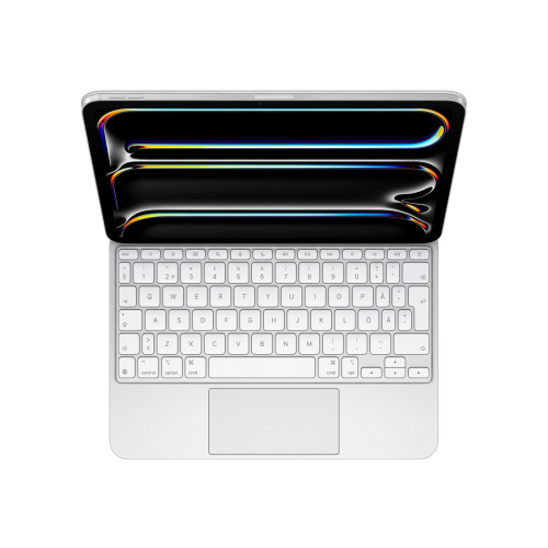 Apple Apple Magic Keyboard - tangentbord och foliefodral - med pekdyna - svensk - vit Inmatningsenhet