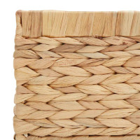 Produktbild för Förvaringskorgar 3 st Vattenhyacint 40 x 30 x 18 cm Naturfärg