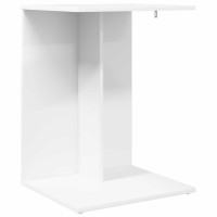 Produktbild för Sidobord Vit 45 x 40 x 62,5 cm Konstruerat trä