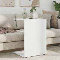 Produktbild för Sidobord Vit 45 x 40 x 62,5 cm Konstruerat trä