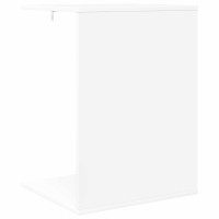 Produktbild för Sidobord Vit 45 x 40 x 62,5 cm Konstruerat trä
