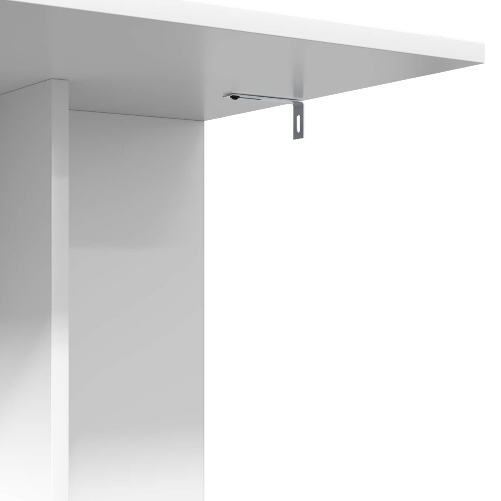 Produktbild för Sidobord Vit 45 x 40 x 62,5 cm Konstruerat trä