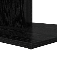 Produktbild för Sidobord Svart Ek 45 x 40 x 62,5 cm Konstruerat trä