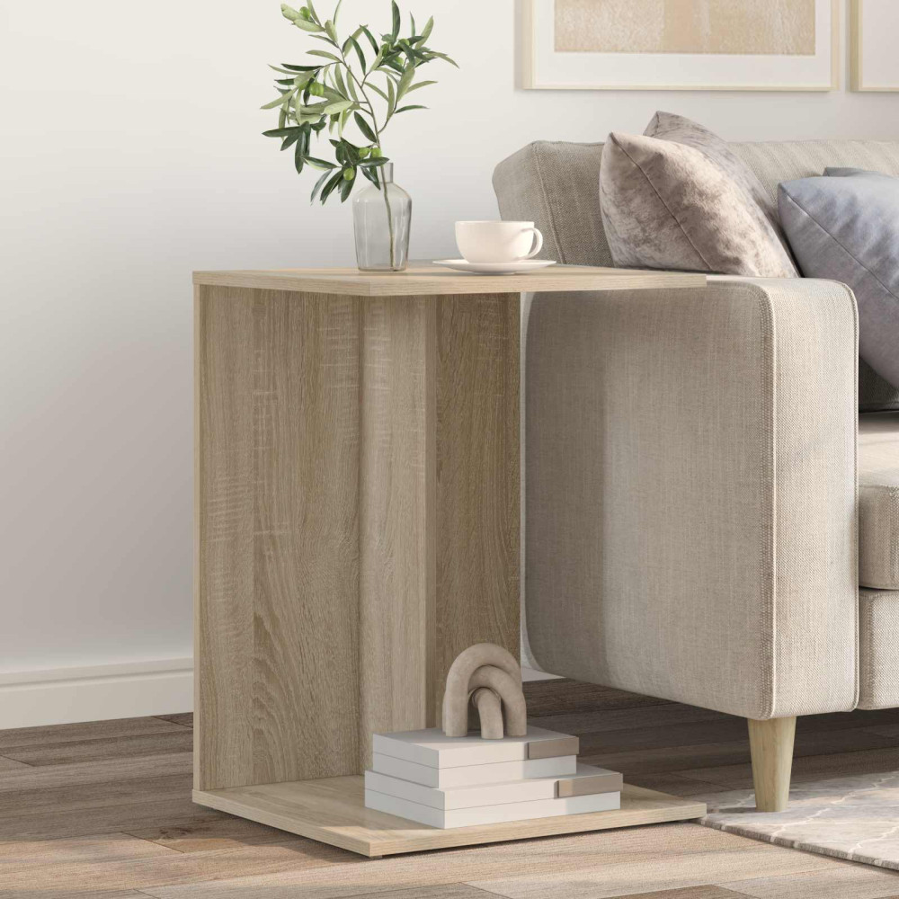 Produktbild för Sidobord Sonoma-ek 45 x 40 x 62,5 cm Konstruerat trä