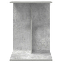 Produktbild för Sidobord Betonggrå 45 x 40 x 62,5 cm Konstruerat trä