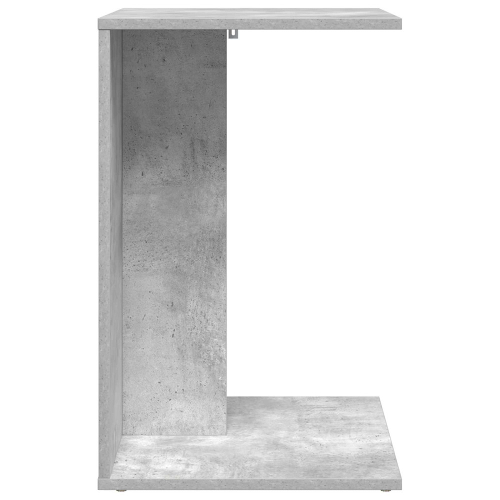 Produktbild för Sidobord Betonggrå 45 x 40 x 62,5 cm Konstruerat trä
