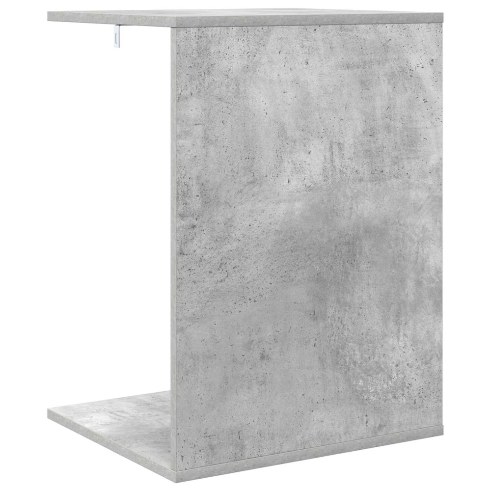 Produktbild för Sidobord Betonggrå 45 x 40 x 62,5 cm Konstruerat trä