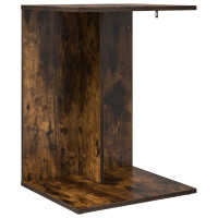 Produktbild för Sidobord Rökt ek 45 x 40 x 62,5 cm Konstruerat trä