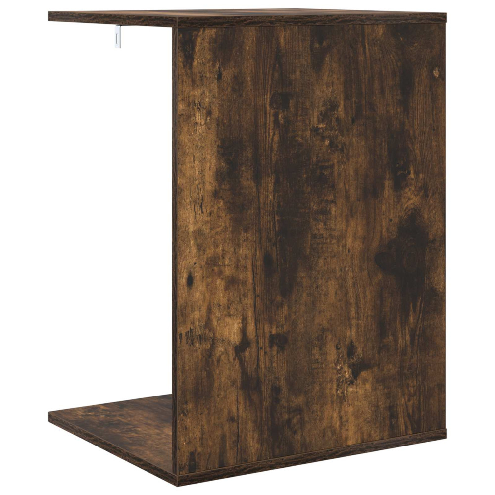 Produktbild för Sidobord Rökt ek 45 x 40 x 62,5 cm Konstruerat trä