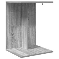 Produktbild för Sidobord Grå Sonoma 45 x 40 x 62,5 cm Konstruerat trä