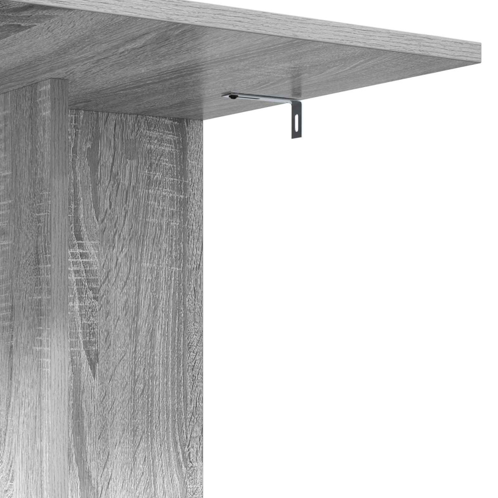 Produktbild för Sidobord Grå Sonoma 45 x 40 x 62,5 cm Konstruerat trä
