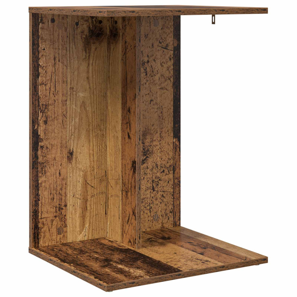 Produktbild för Sidobord Gammalt trä 45 x 40 x 62,5 cm Konstruerat trä