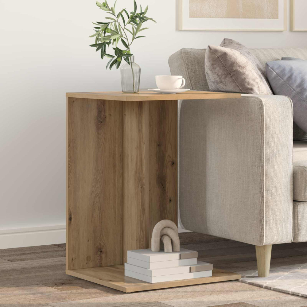 Produktbild för Sidobord Artisan Ek 45 x 40 x 62,5 cm Konstruerat trä