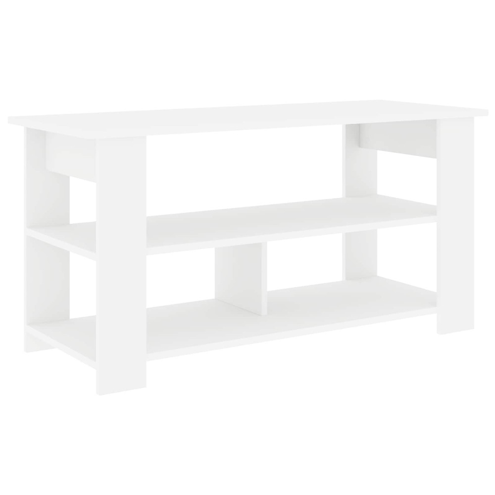 Produktbild för TV-ställ Vit 100 x 40 x 50 cm