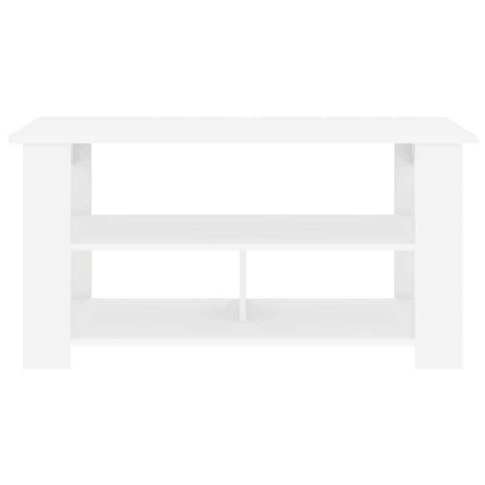 Produktbild för TV-ställ Vit 100 x 40 x 50 cm