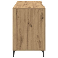 Produktbild för Skrivbord med dörr Artisan Ek 140 x 50 x 75 cm Konstruerat trä