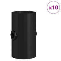 Produktbild för Foosball Bord Stoppare 10 pcs Svart 1,7 x 1,7 x 3,2 cm PP