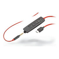 Produktbild för HP Poly Blackwire 3225 - headset - 3,5 mm kontakt, USB-C
