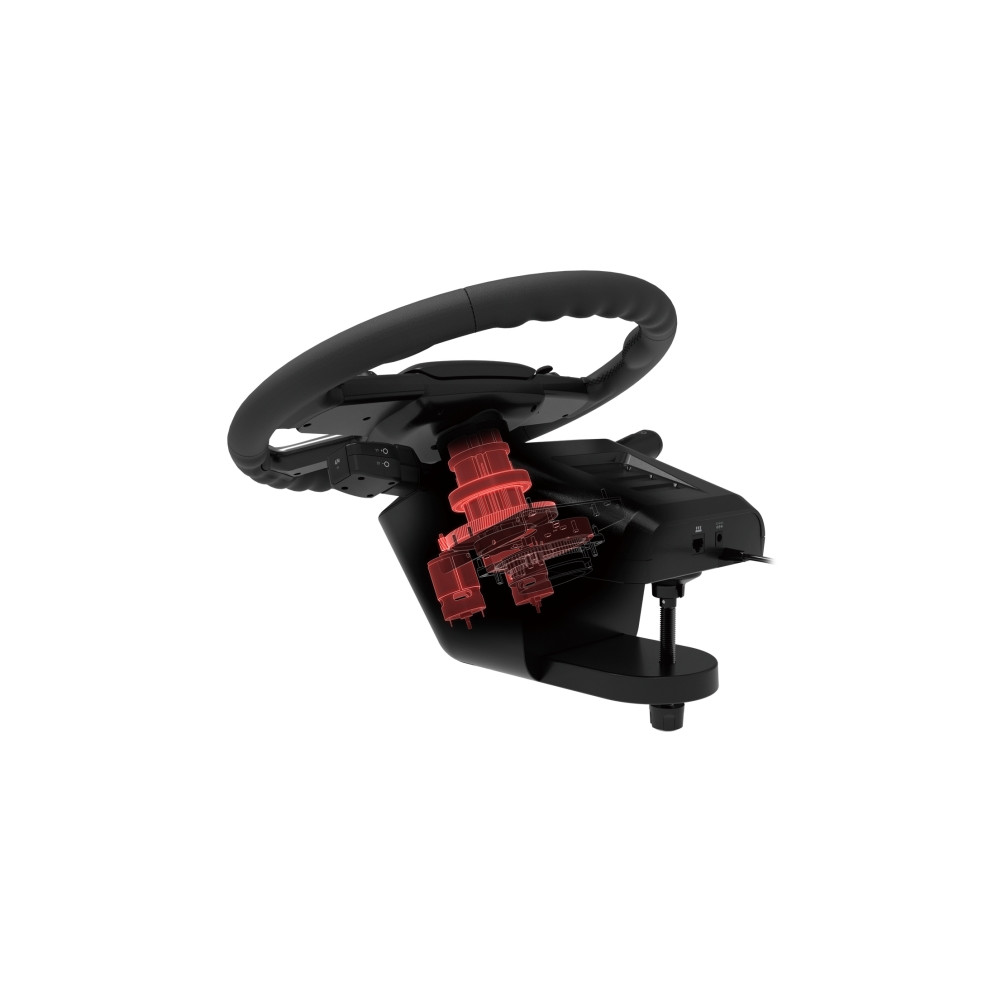 Produktbild för HORI Force Feedback Truck Control System - hjul, pedaler och växelspakuppsättning - kabelansluten