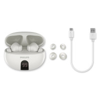 Produktbild för Philips TAT2520WT - True wireless-hörlurar med mikrofon