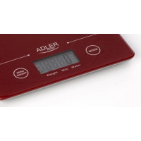 Produktbild för Adler AD 3138 - köksvåg - röd
