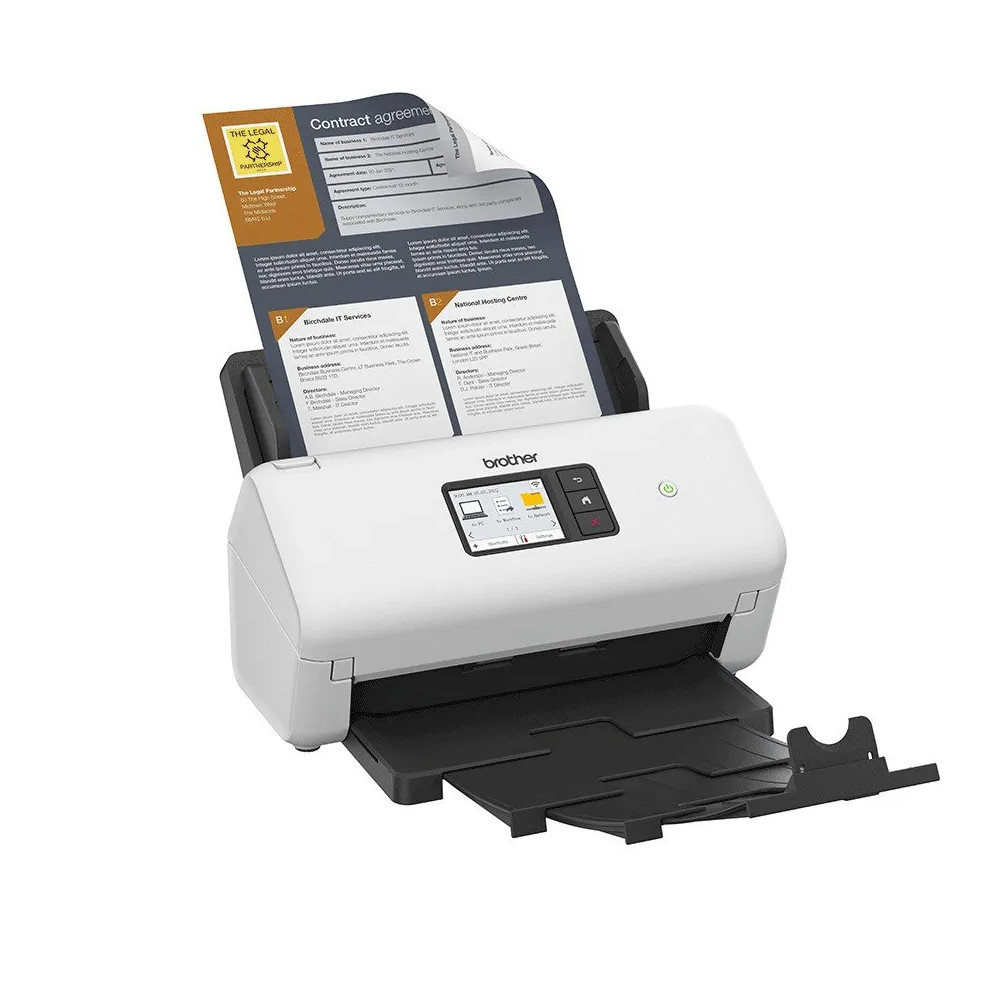 Produktbild för Brother ADS-4550W - dokumentskanner - desktop - USB 3.0, LAN, Wi-Fi(n)