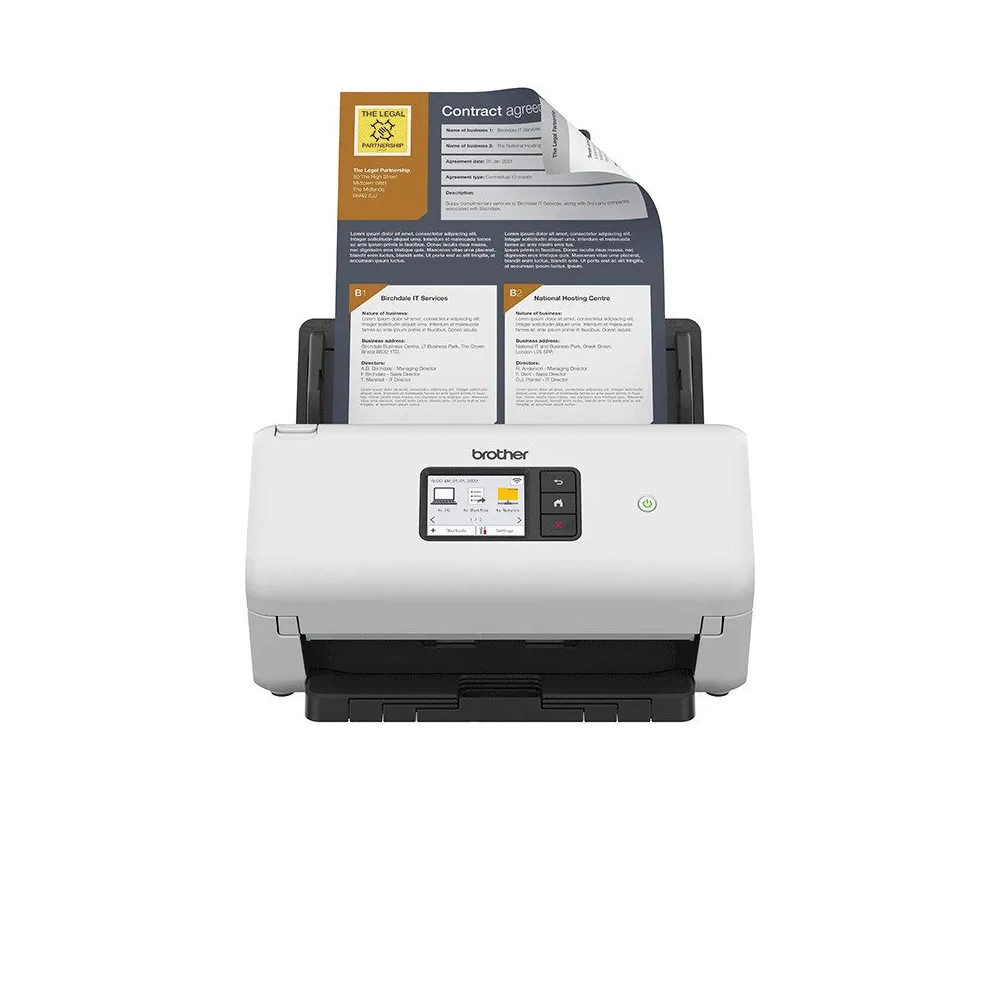 Produktbild för Brother ADS-4550W - dokumentskanner - desktop - USB 3.0, LAN, Wi-Fi(n)