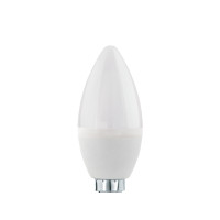 Produktbild för Eglo - LED-glödlampa - form: C37 - E14 - 7.5 W - varmt vitt ljus - 3000 K - vit, opal