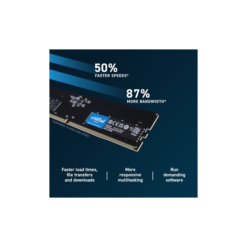 Produktbild för Crucial Pro - DDR5 - modul - 16 GB - DIMM 288-pin / PC5-44800 - ej buffrad