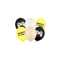 Produktbild för PartyDeco SB14P-336-000-6, Leksaksballong, Latex, Multifärg,...