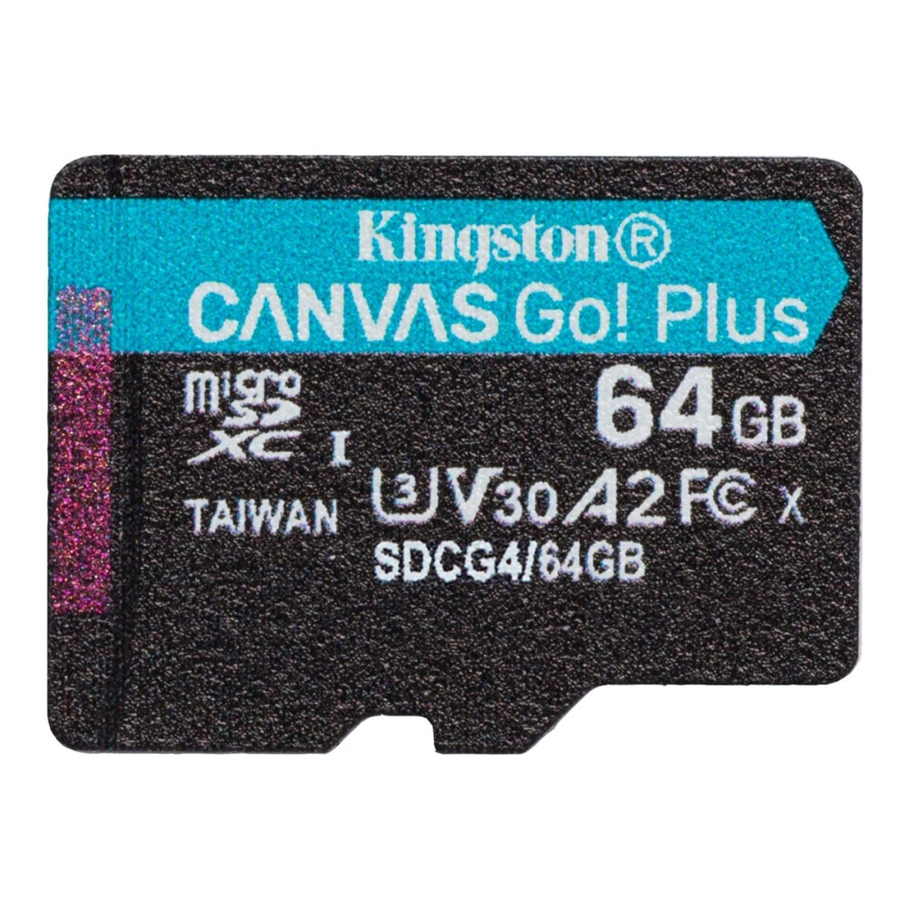 Produktbild för Kingston Canvas Go! Plus - flash-minneskort - 64 GB - mikroSDXC UHS-I