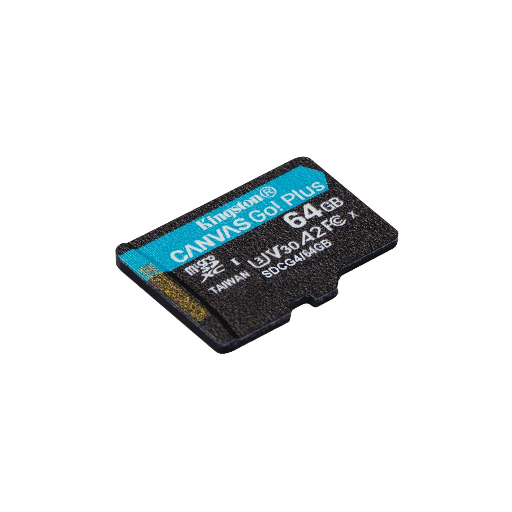 Produktbild för Kingston Canvas Go! Plus - flash-minneskort - 64 GB - mikroSDXC UHS-I