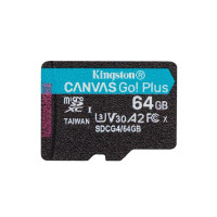 Produktbild för Kingston Canvas Go! Plus - flash-minneskort - 64 GB - mikroSDXC UHS-I