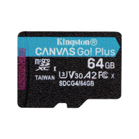 Produktbild för Kingston Canvas Go! Plus - flash-minneskort - 64 GB - mikroSDXC UHS-I